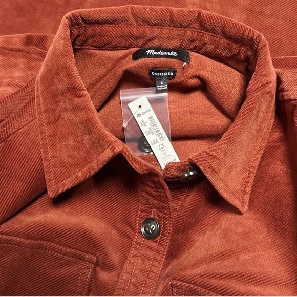 NEW Madewell Corduroy Twill Oversized Jacket - Picture 4 of 7